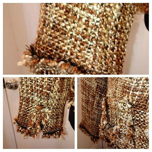 Connection 18 acrylic jacket with brown tones - Picture 7 of 8